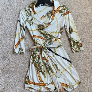Women’s chained-link midi dress